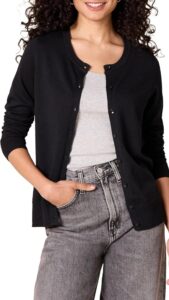 Cardigan with a Basic Tee and Jeans