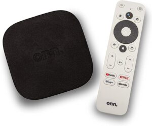 ONN Android TV 4K UHD Streaming Device with Voice Remote Control Google Assistant