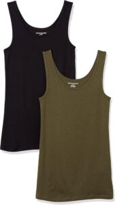 Basic Tank Top with High-Waisted Trousers