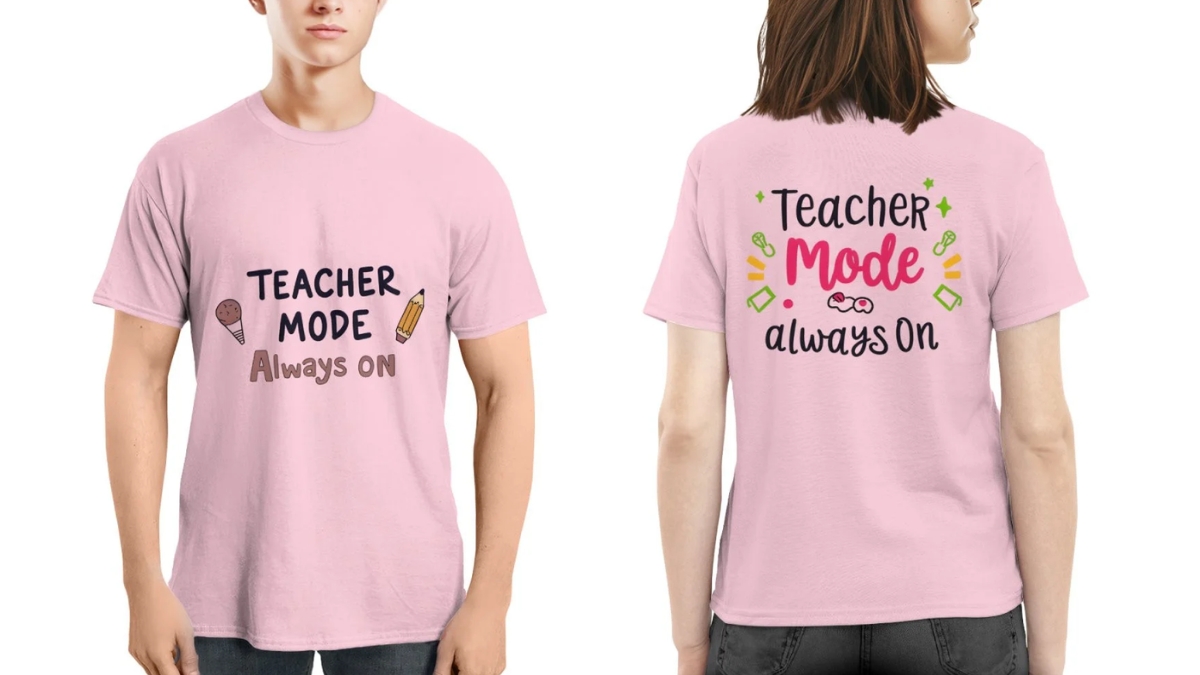 Teacher Mode Always On Premium T-Shirt – Funny Educator Life Tee