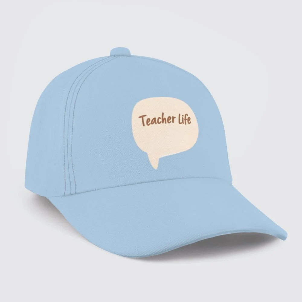 Teacher Life Aesthetic Speech Bubble Classic Cap