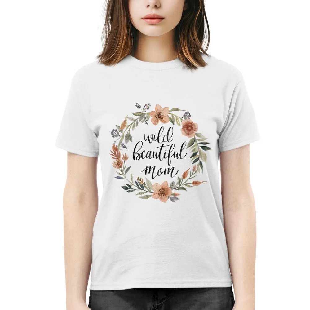 Wearable Cottagecore: The Floral Mom Tee