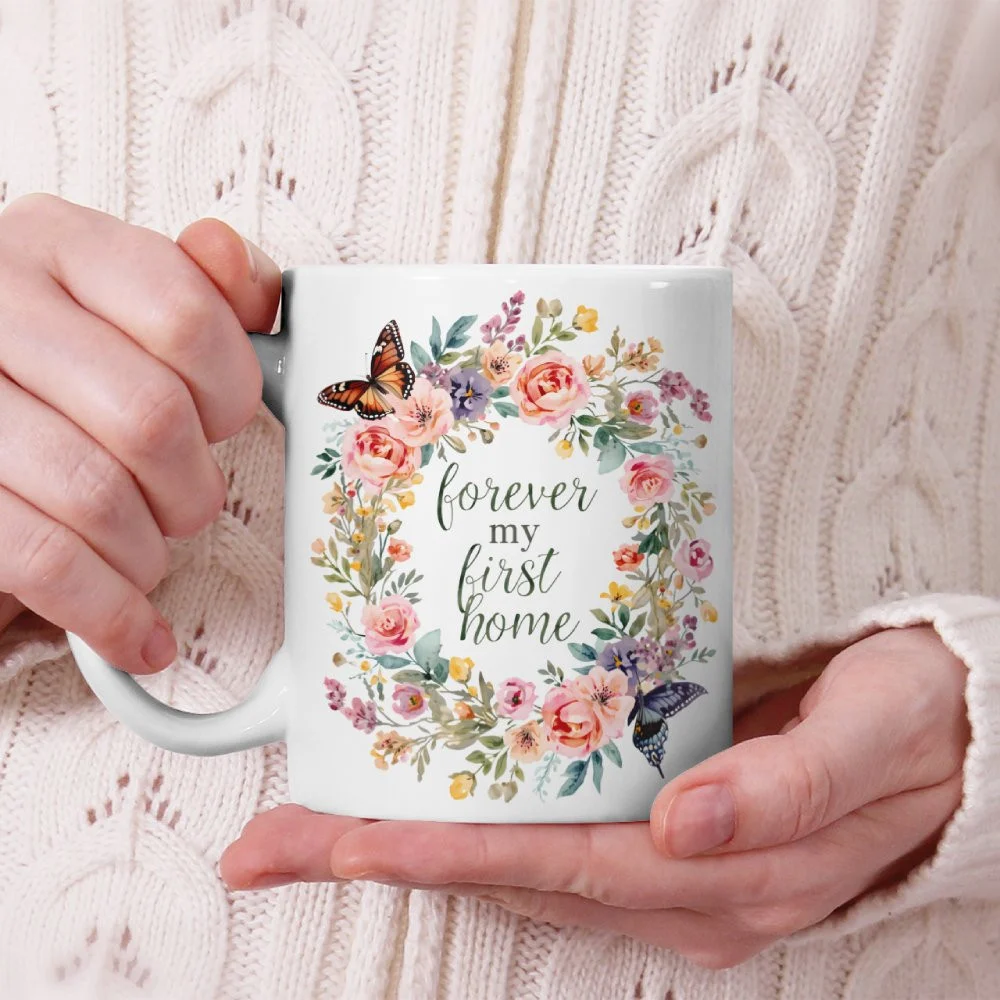 Best Mother's Day Gifts for Coffee-Loving Moms Forever My First Home — Aesthetic Boho Mug