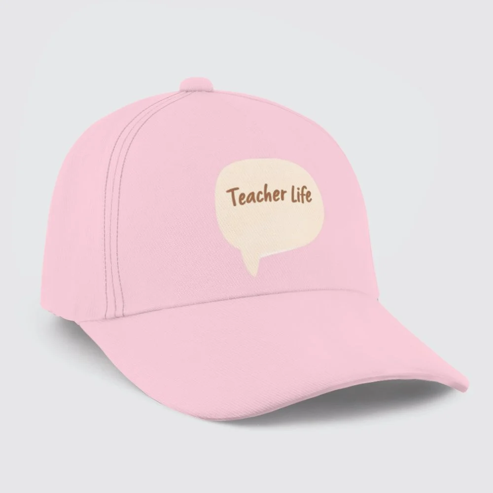 Teacher Life Aesthetic Speech Bubble Classic Cap
