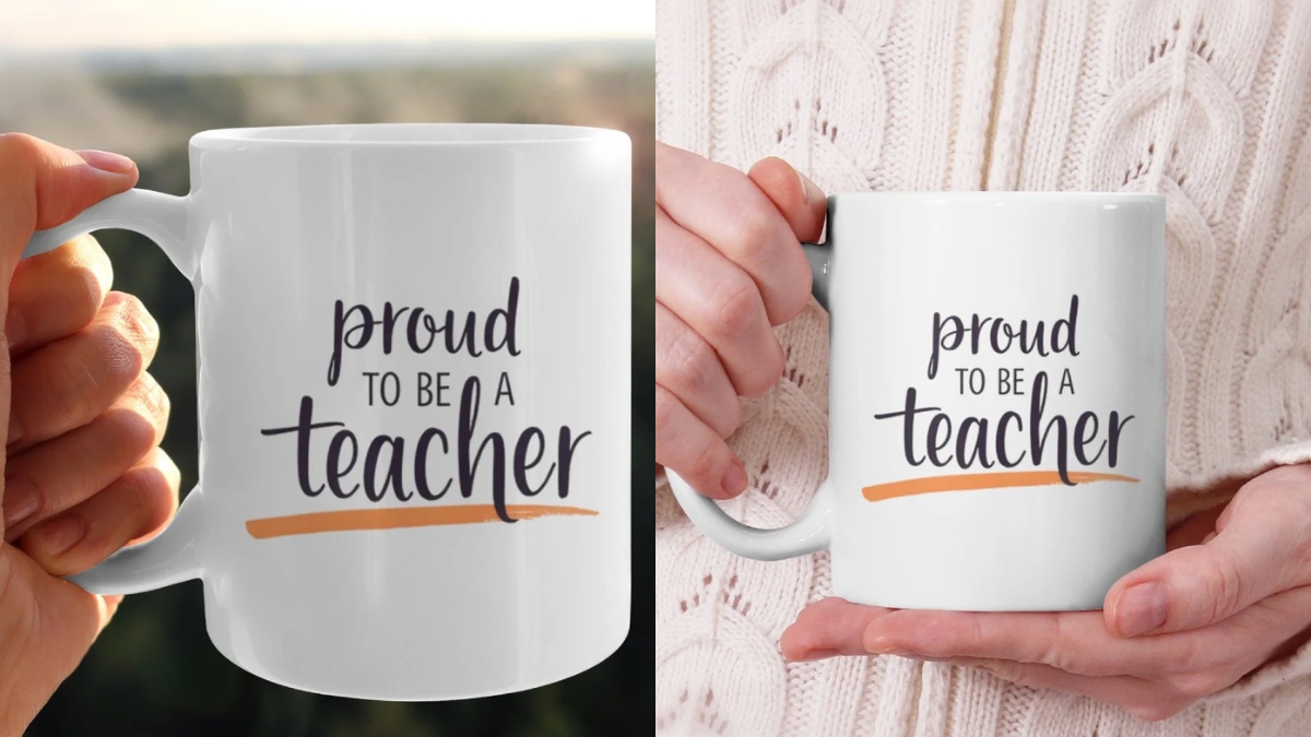 Proud To Be A Teacher Ceramic Mug – Meaningful Educator Appreciation Gift