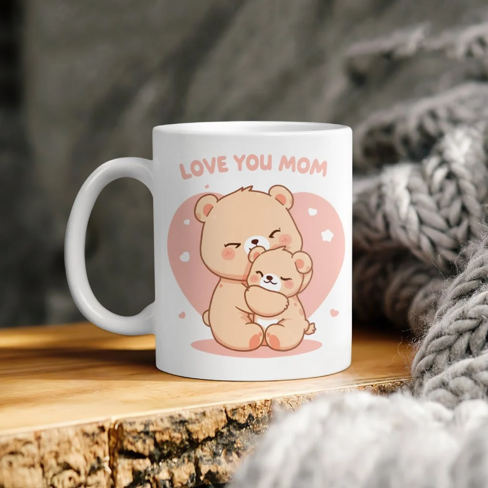 Thoughtful Gifts Under $40 That Feel Expensive Love You Mom Cute Bear Hug Mug