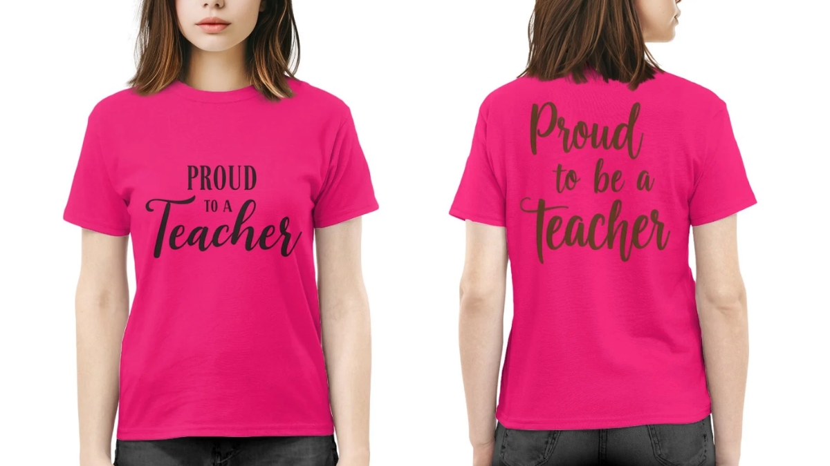 Proud To Be A Teacher Premium T-Shirt – Inspirational Educator Gift Tee