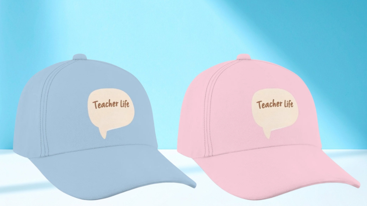 Teacher Life Aesthetic Speech Bubble Classic Cap - Educator Gift Hat