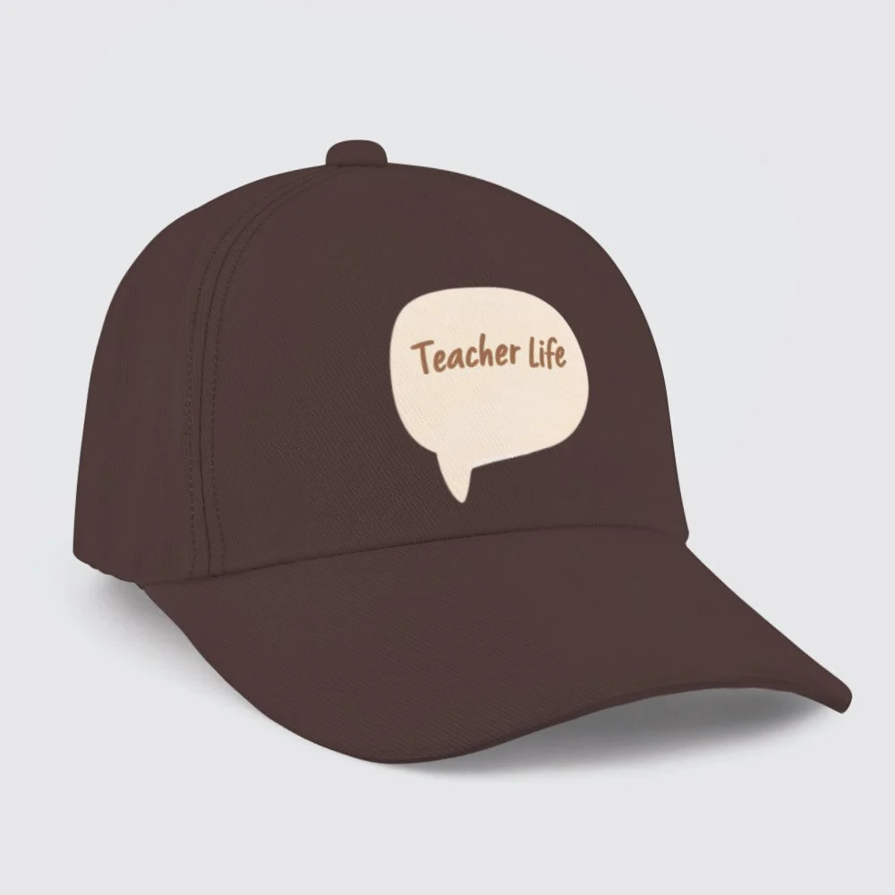 Teacher Life Aesthetic Speech Bubble Classic Cap