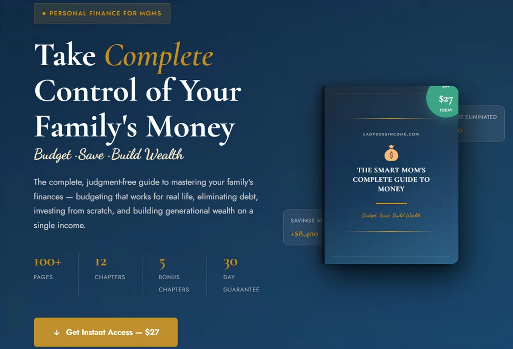 The Smart Mom's Complete Guide to Money — Honest Review The Smart Mom