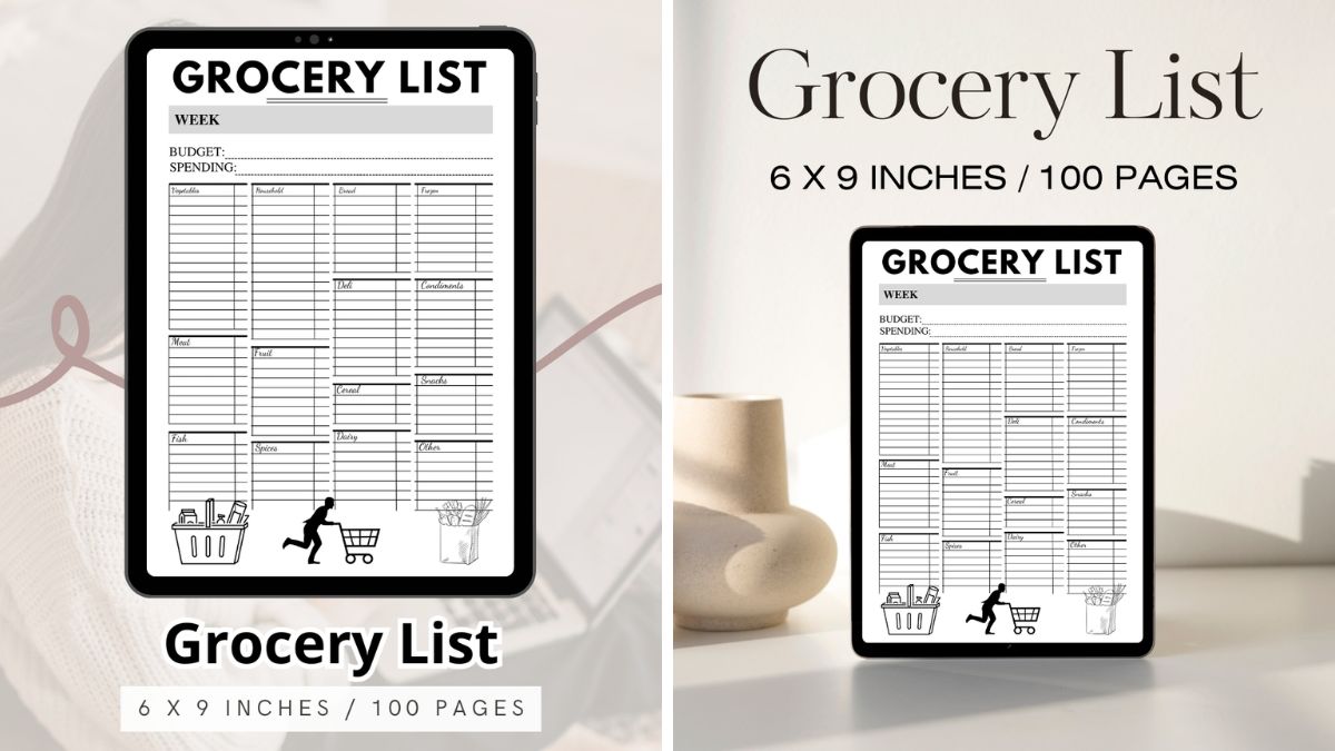 The Grocery Journal Method: Plan Better Meals Without Obsessing Over Food the grocery journal method 1