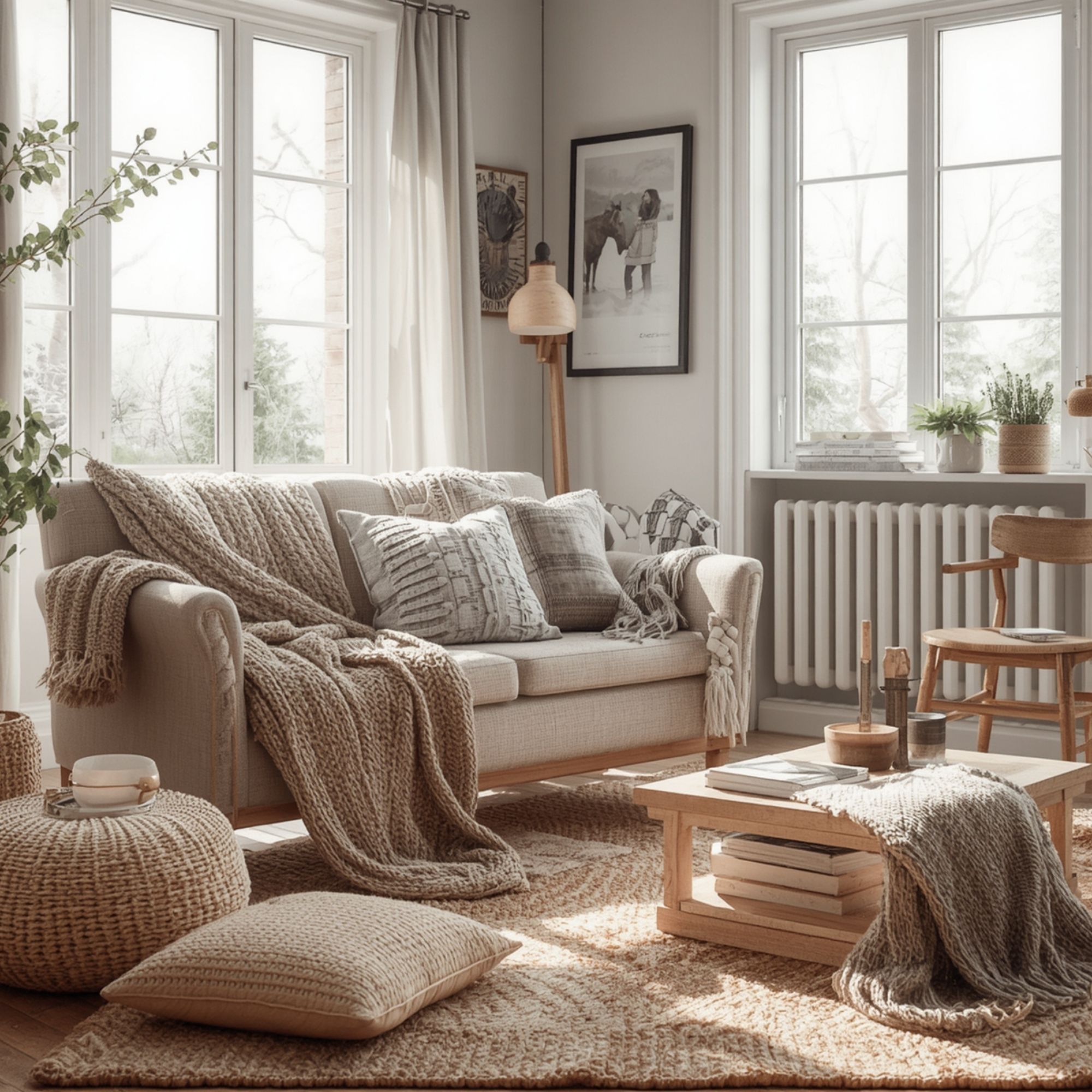 Winter Home Decor: Calm Scandinavian Ideas for a Warm and Inviting Space winter home decor 2