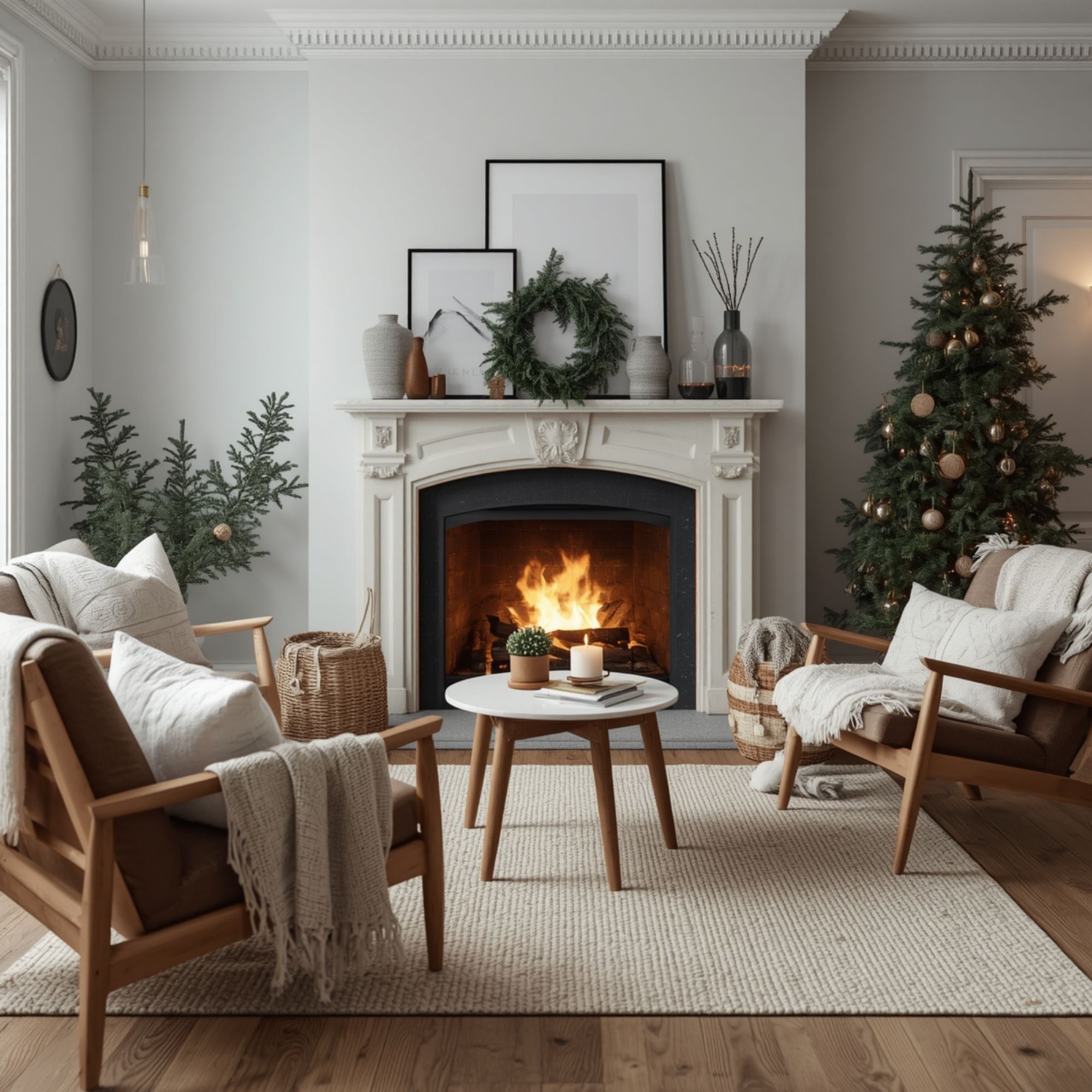Winter Home Decor: Calm Scandinavian Ideas for a Warm and Inviting Space winter home decor 4
