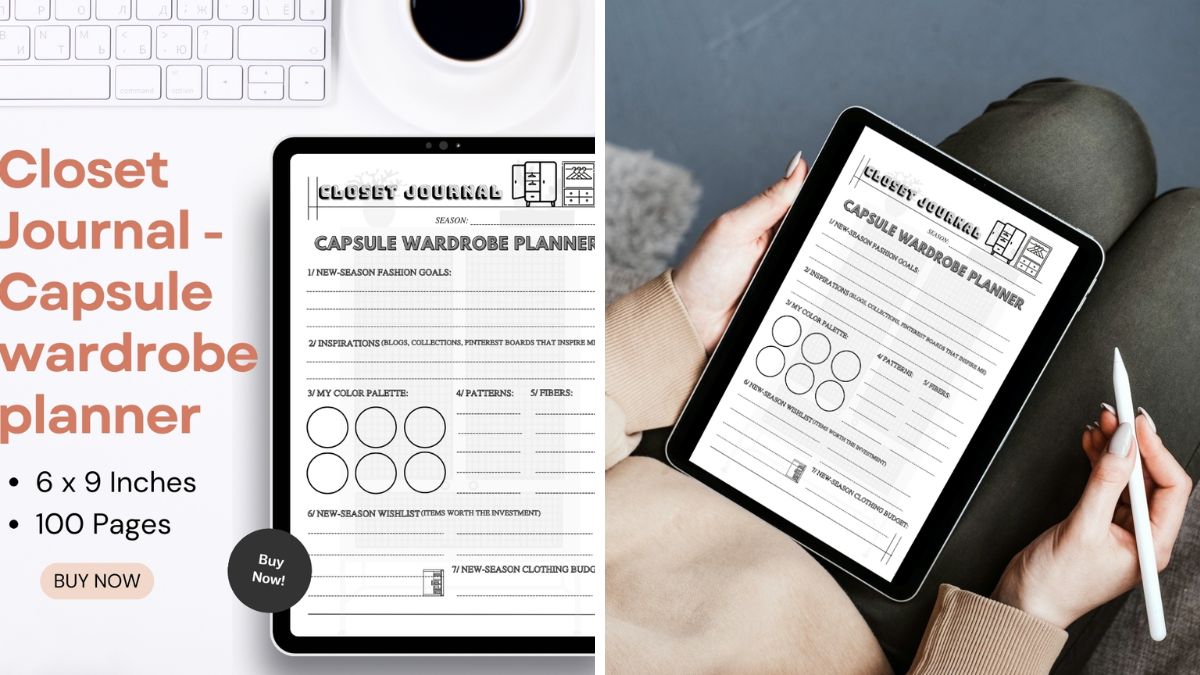 capsule wardrobe planner journal before you buy 2