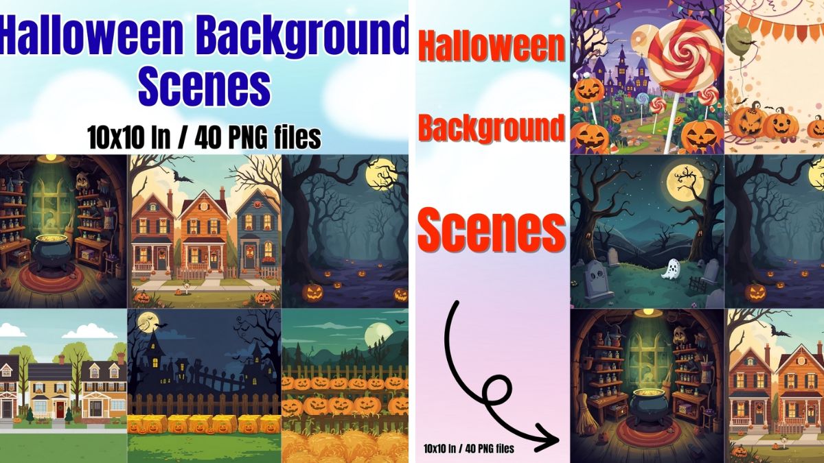 Digital Halloween Decor Ideas for Your Phone, Laptop, and Virtual Party cozy holiday hosting decor ideas 4