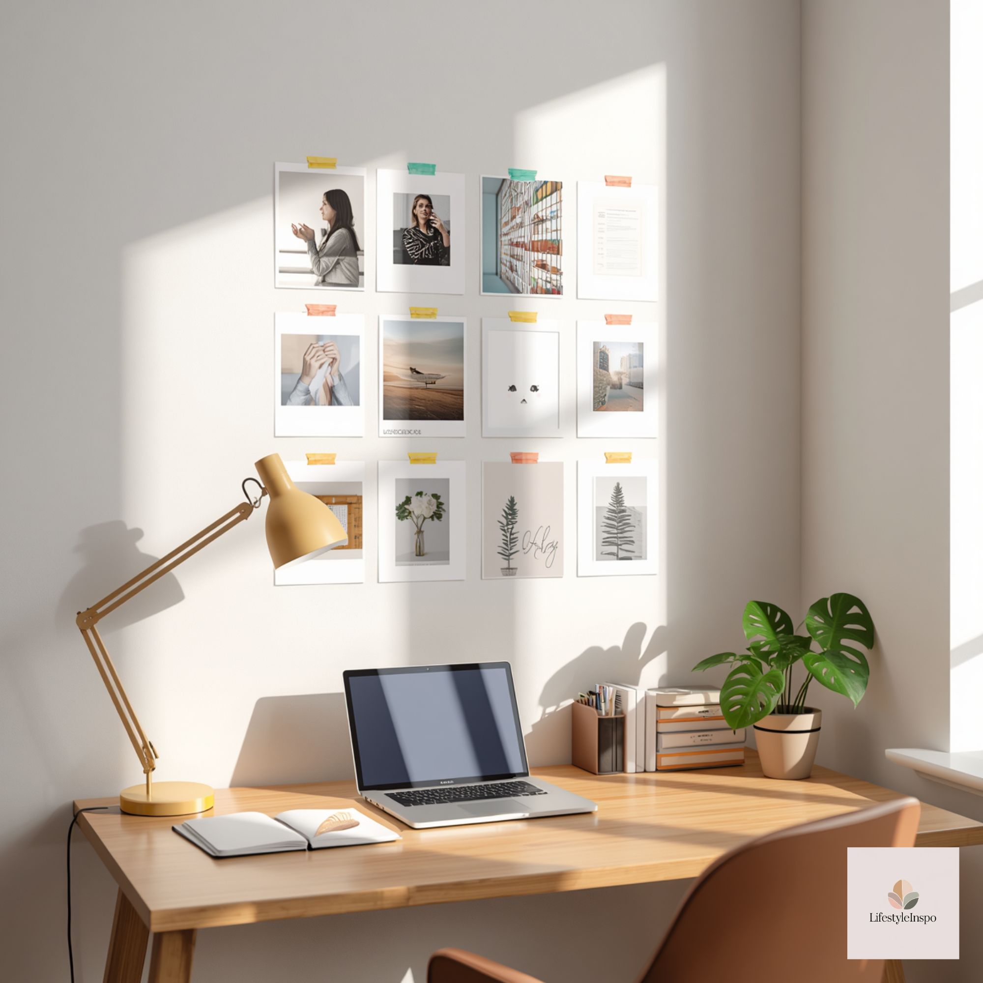 Renter-Friendly Desk Decor 1