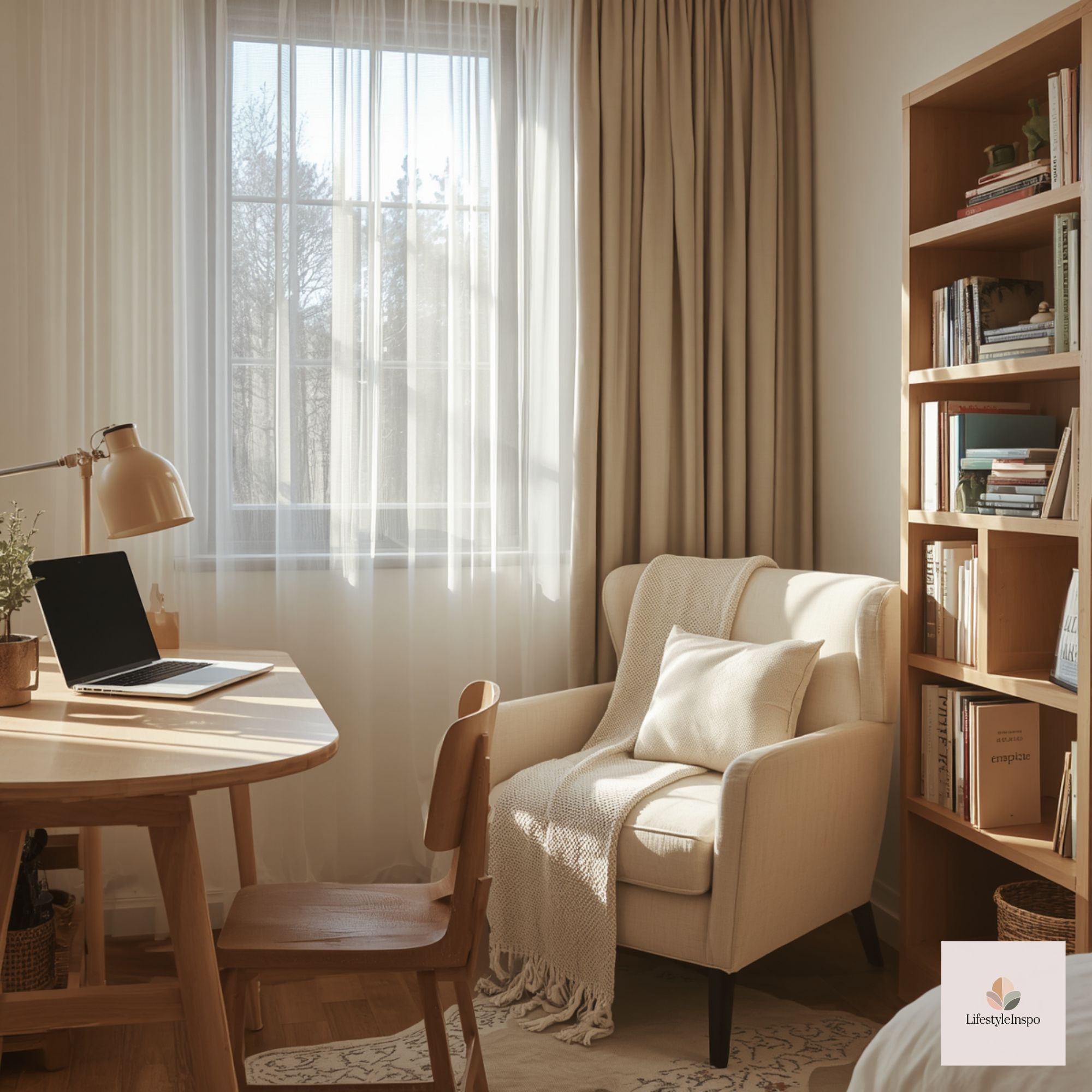 reading nook desk setup 1