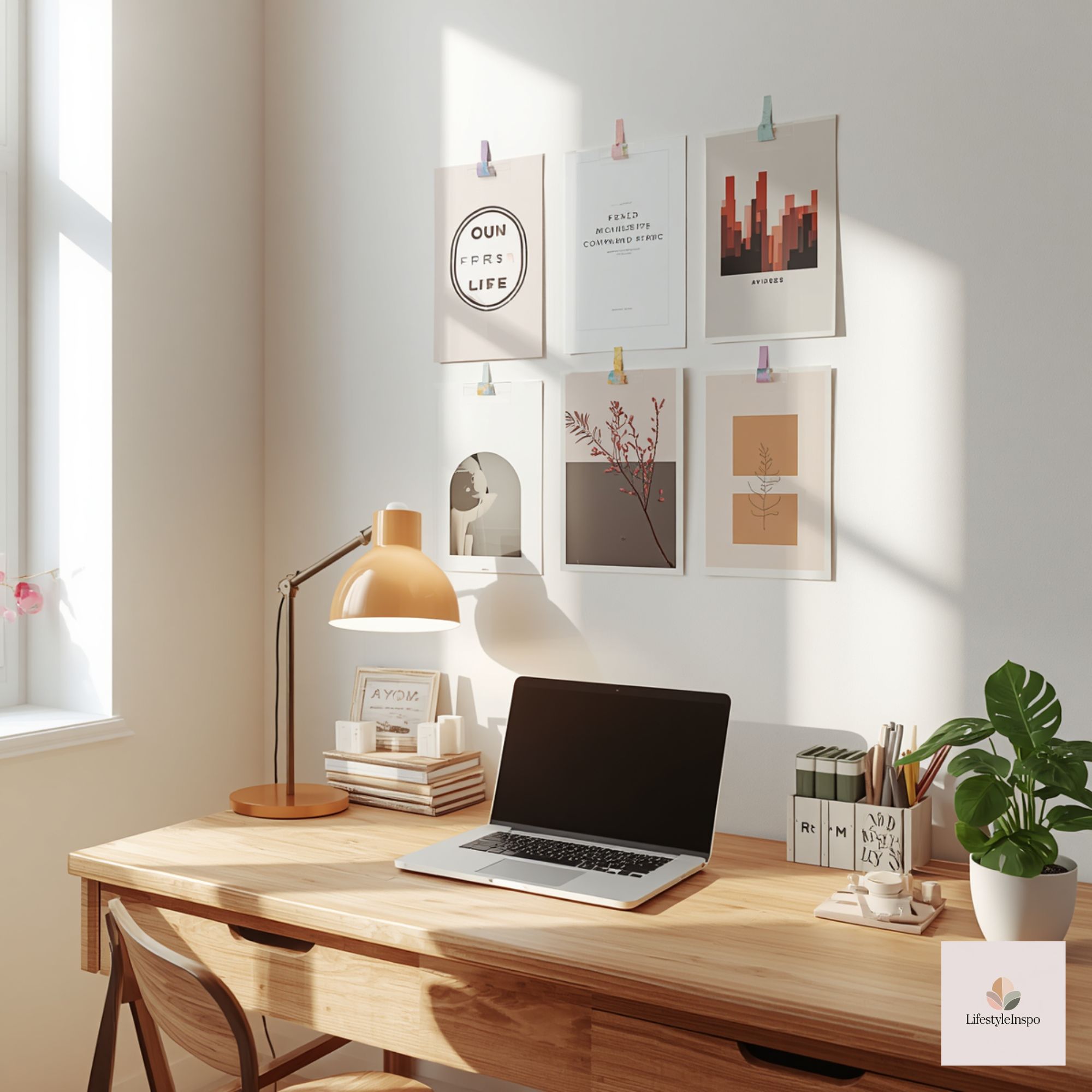 Renter-Friendly Desk Decor 2