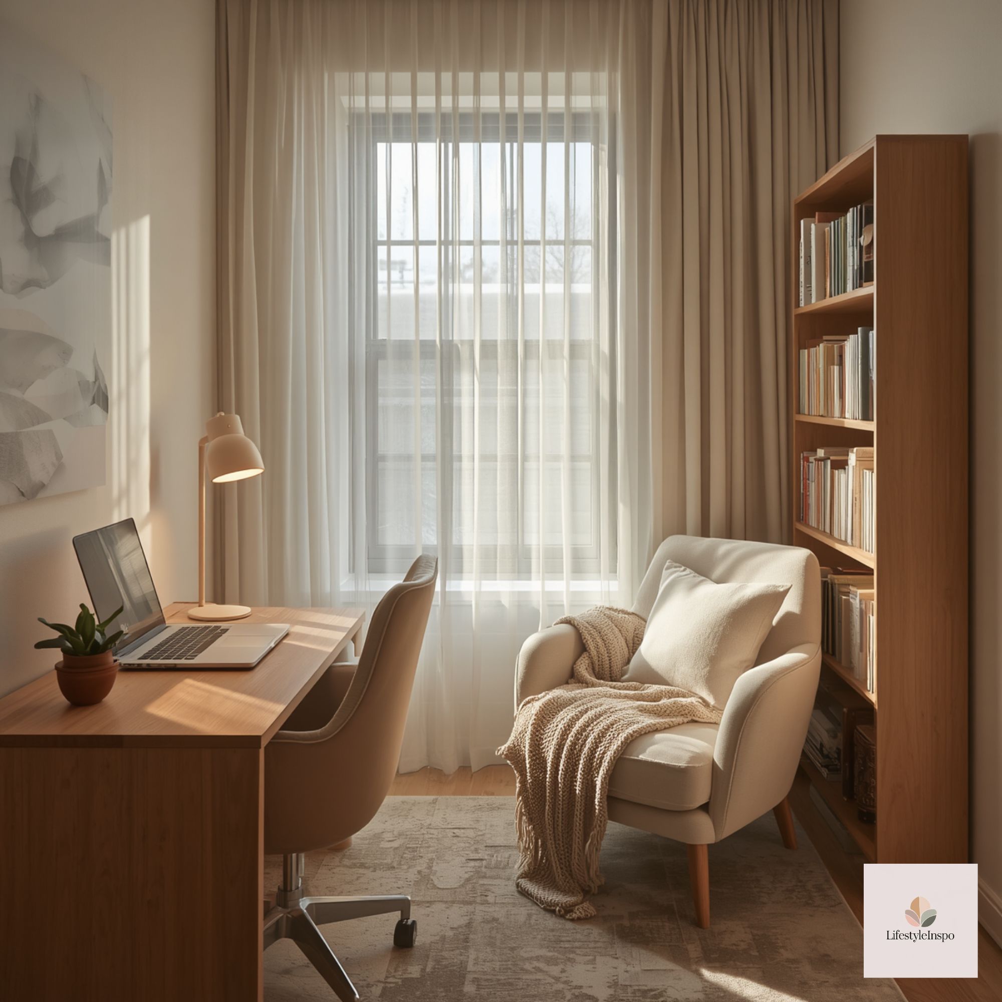 reading nook desk setup 2