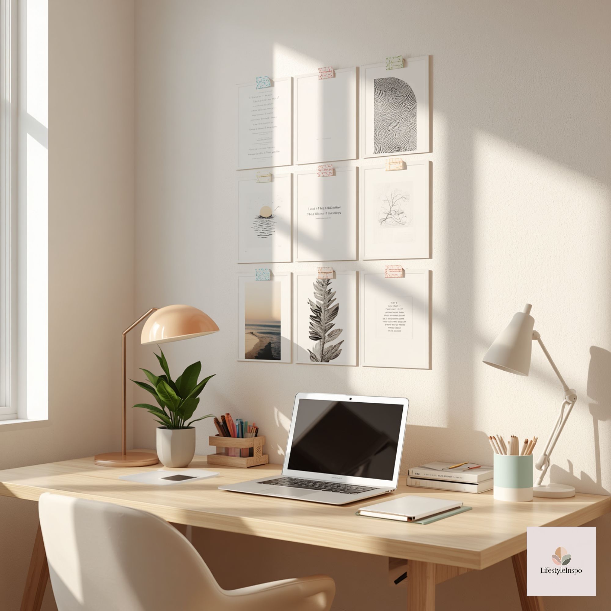 Renter-Friendly Desk Decor 3