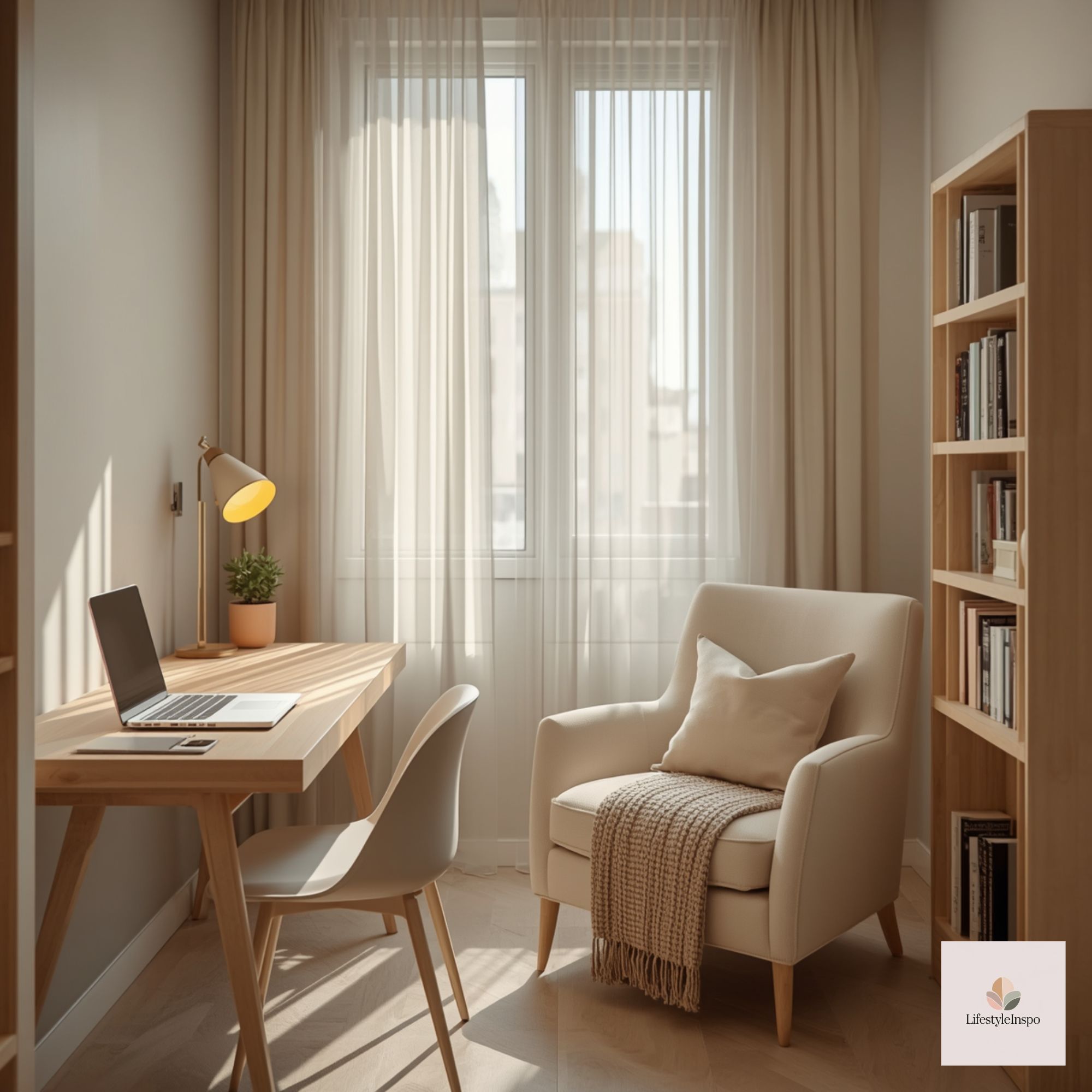 reading nook desk setup 3