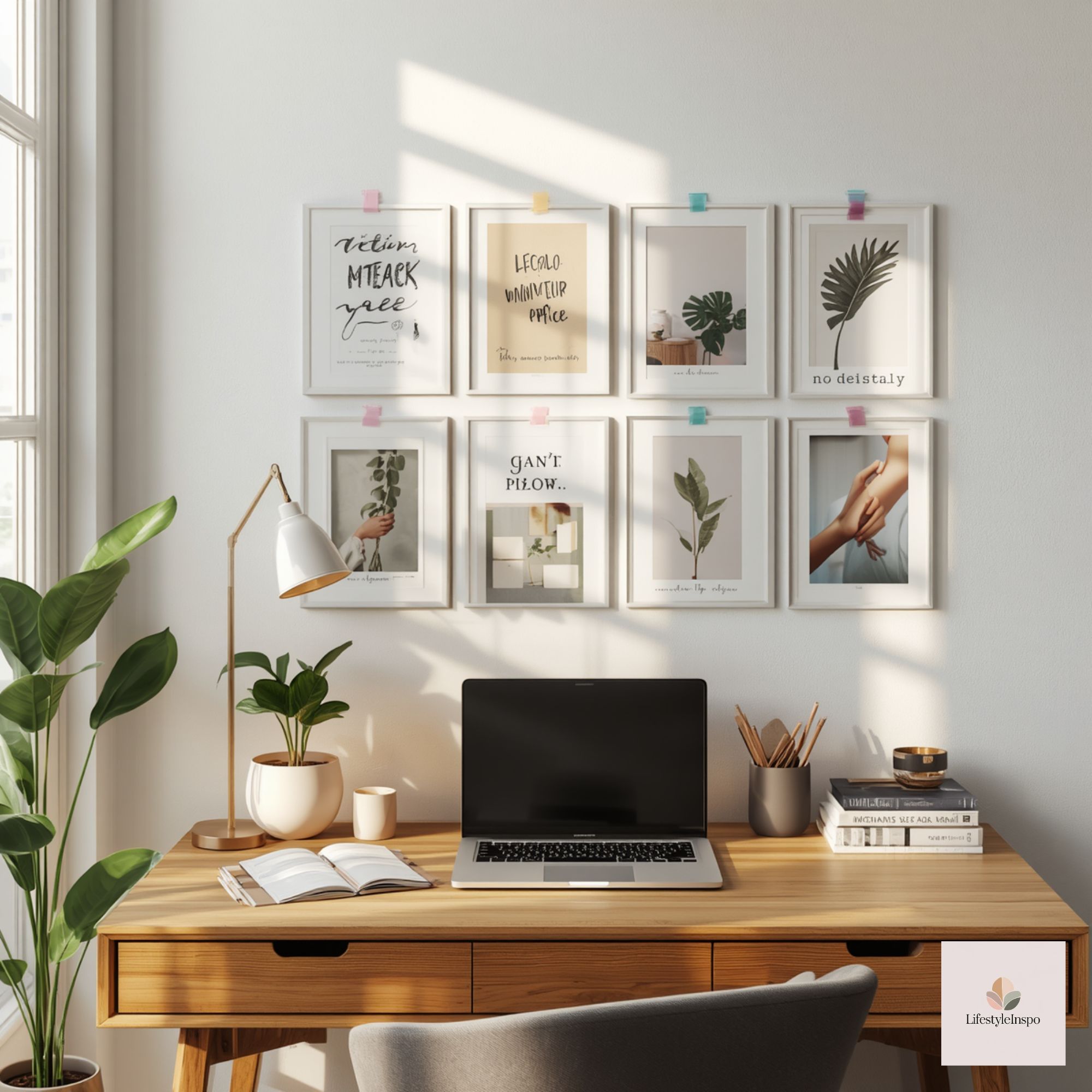 Renter-Friendly Desk Decor 4