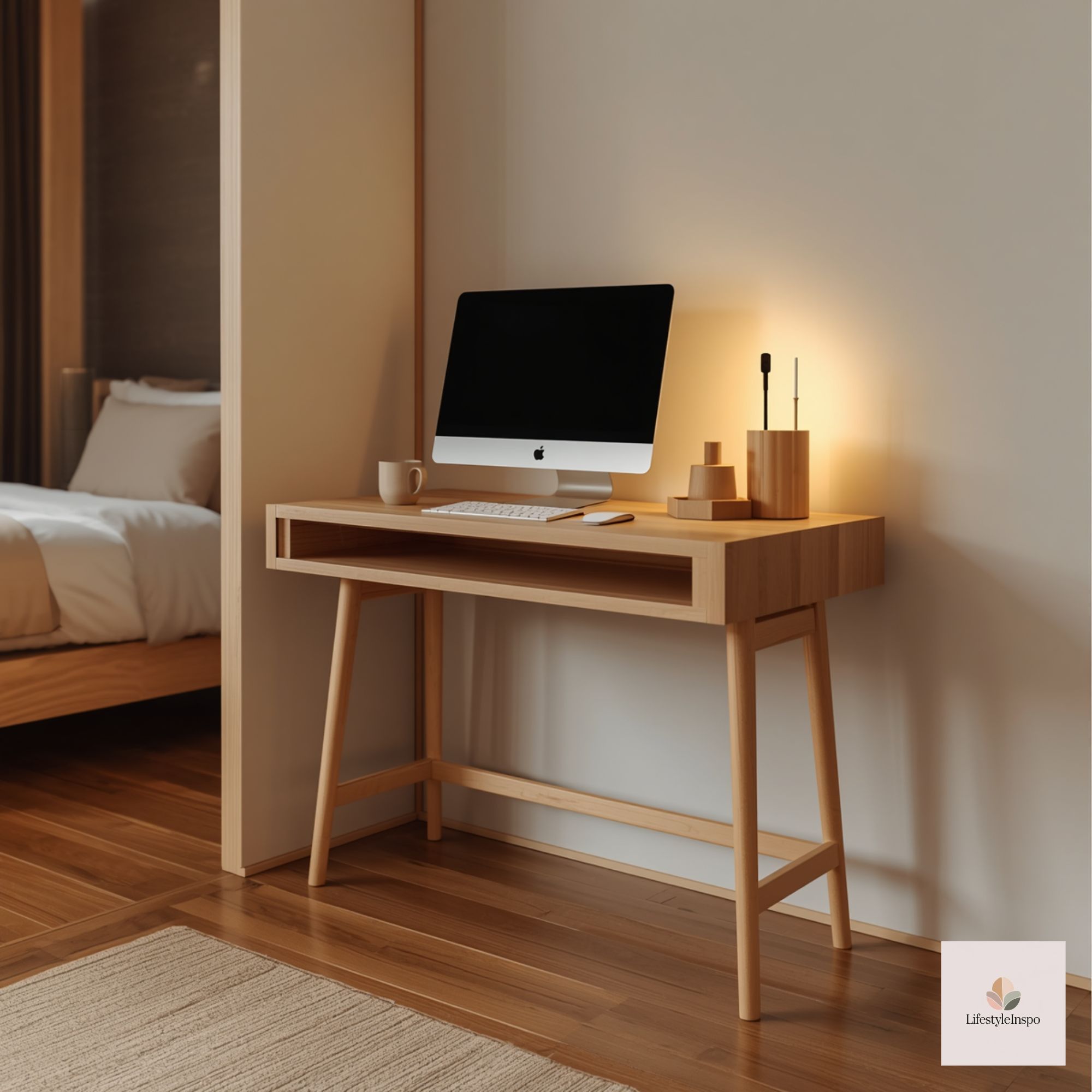 How to Set Up a Desk in Your Bedroom Without Letting Work Take Over Set Up a Desk in Your Bedroom 6