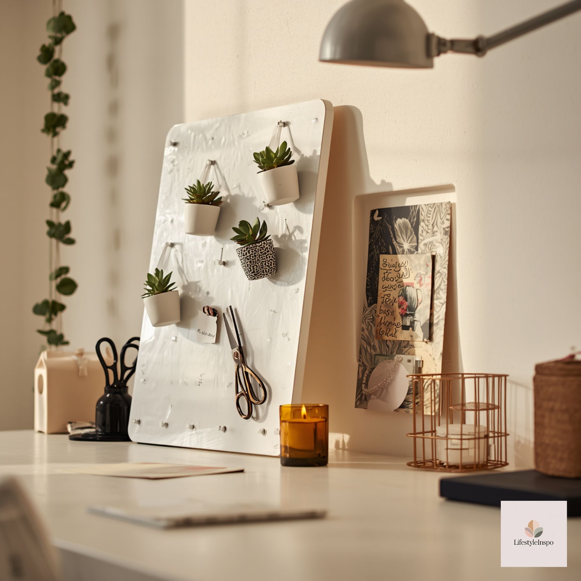 Renter-Friendly Desk Decor 6