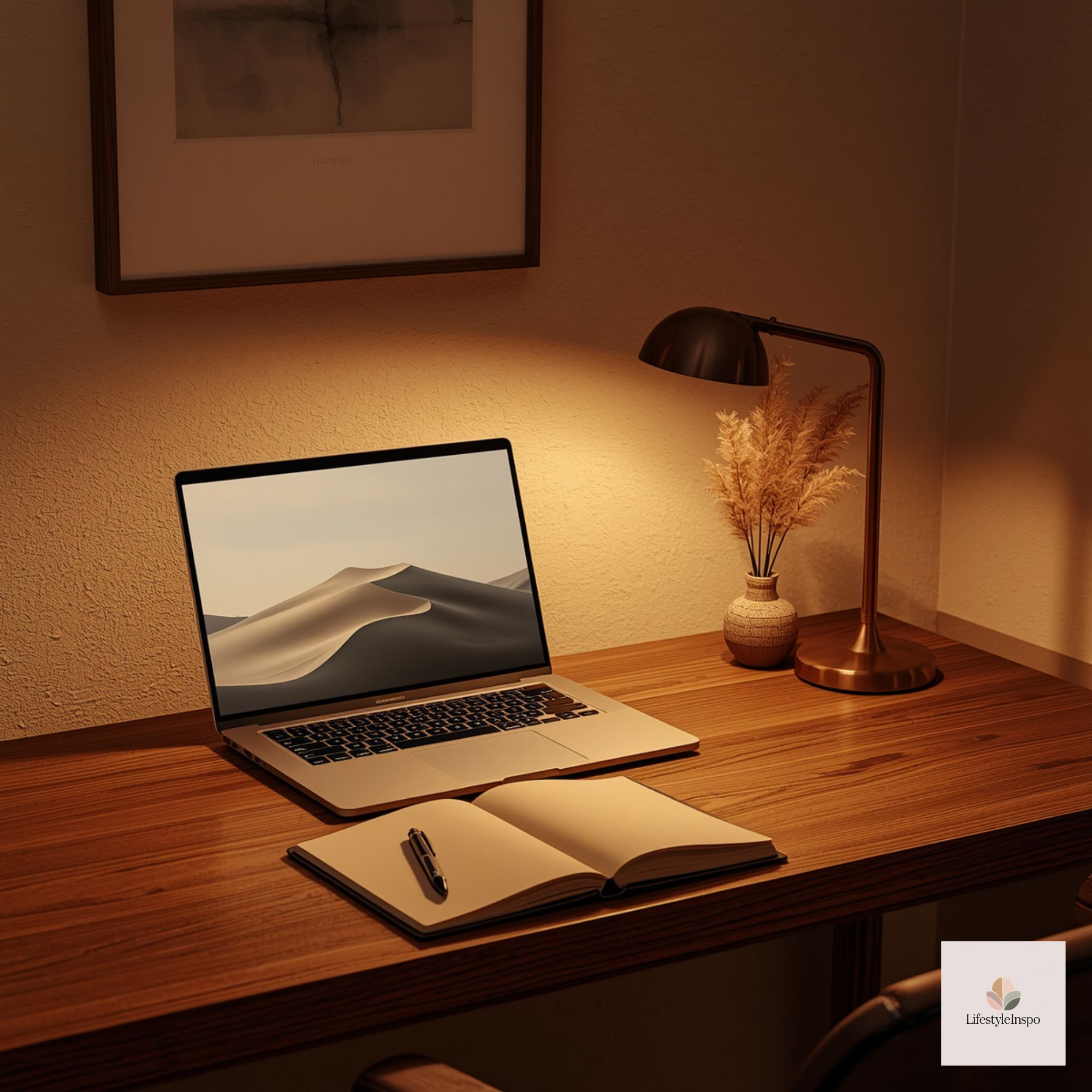 A Warm Minimalist Desk Setup: Keep the Surface Clear, Not Your Personality Warm Minimalist Desk Setup 6