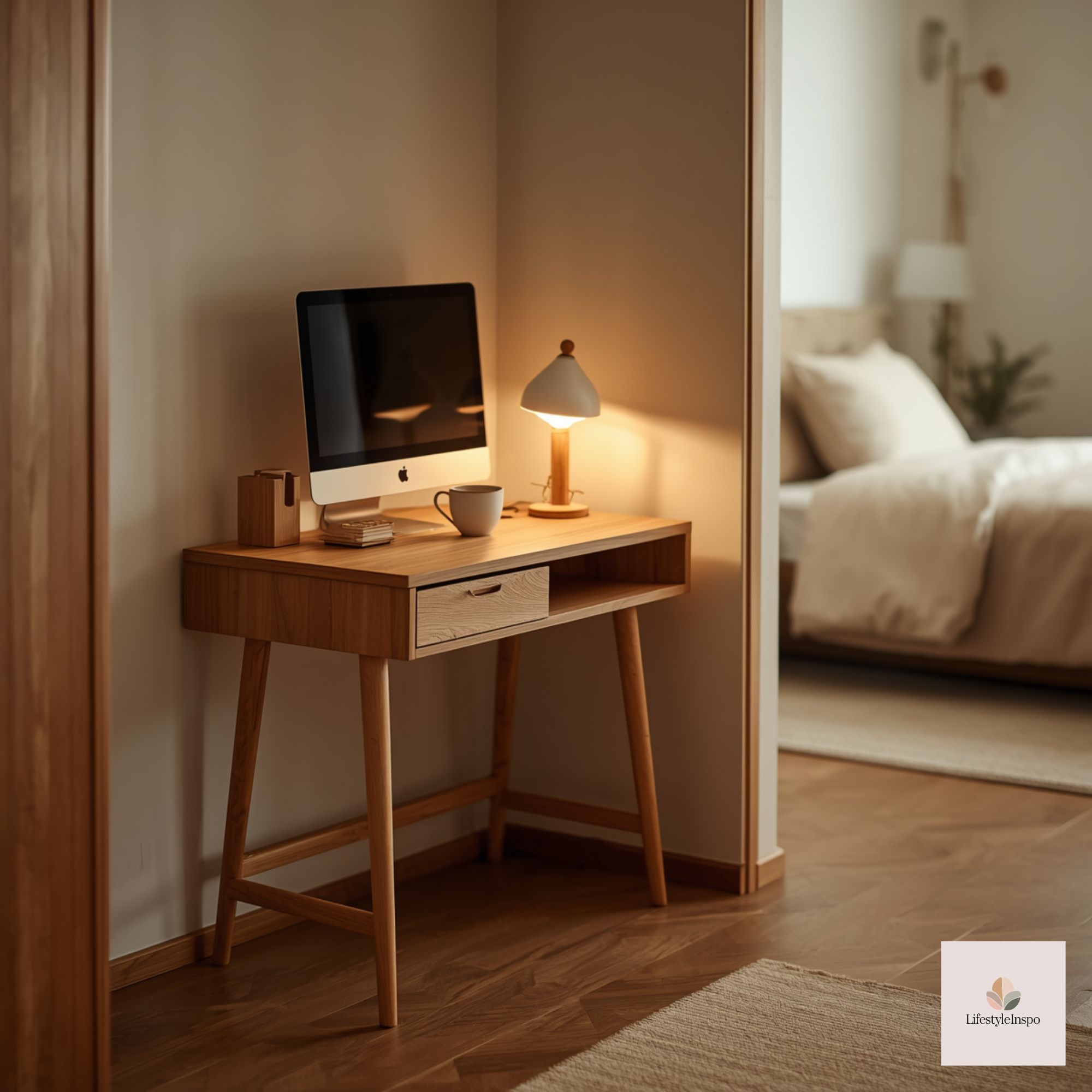 How to Set Up a Desk in Your Bedroom Without Letting Work Take Over Set Up a Desk in Your Bedroom 7