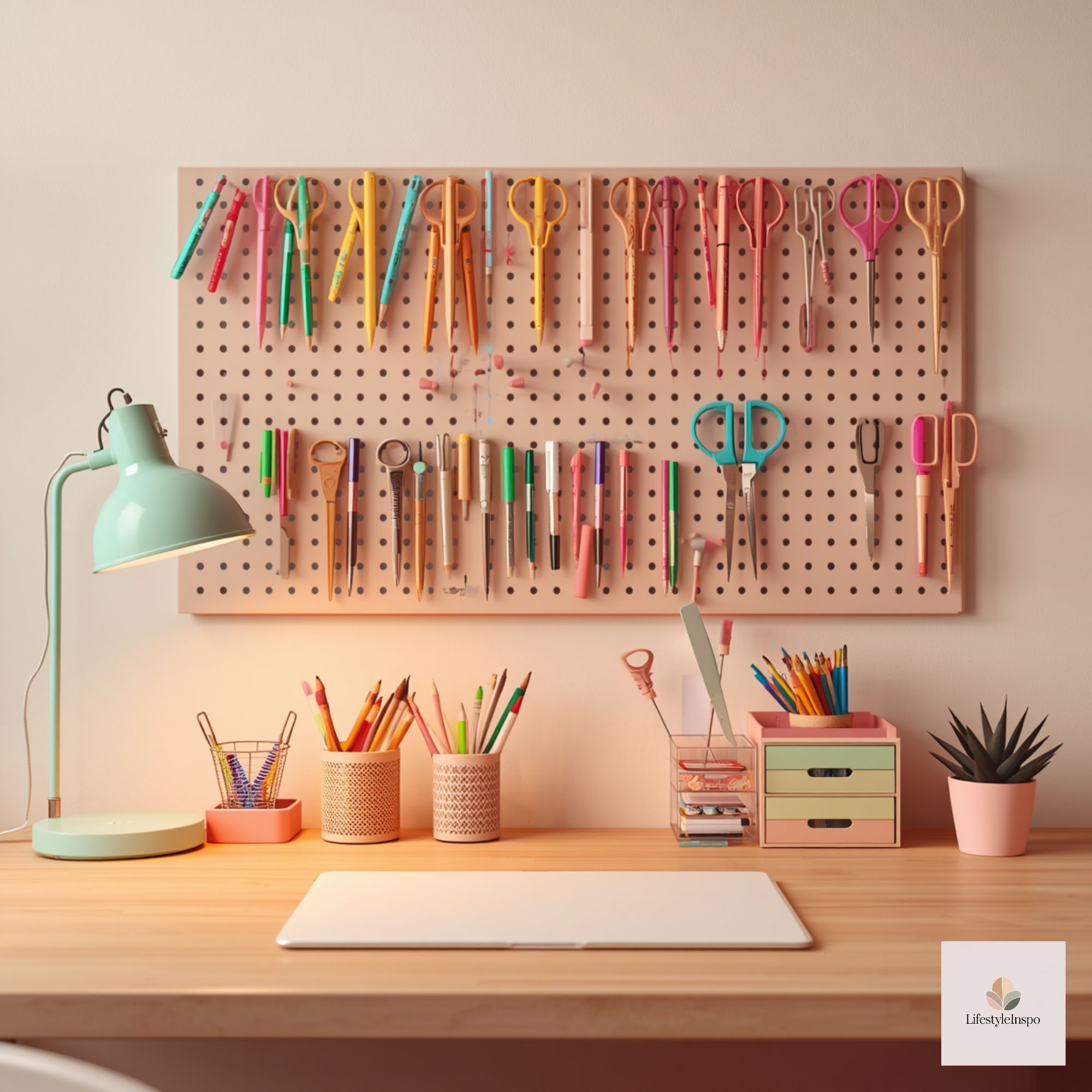 Colorful Desk Decor Ideas 8