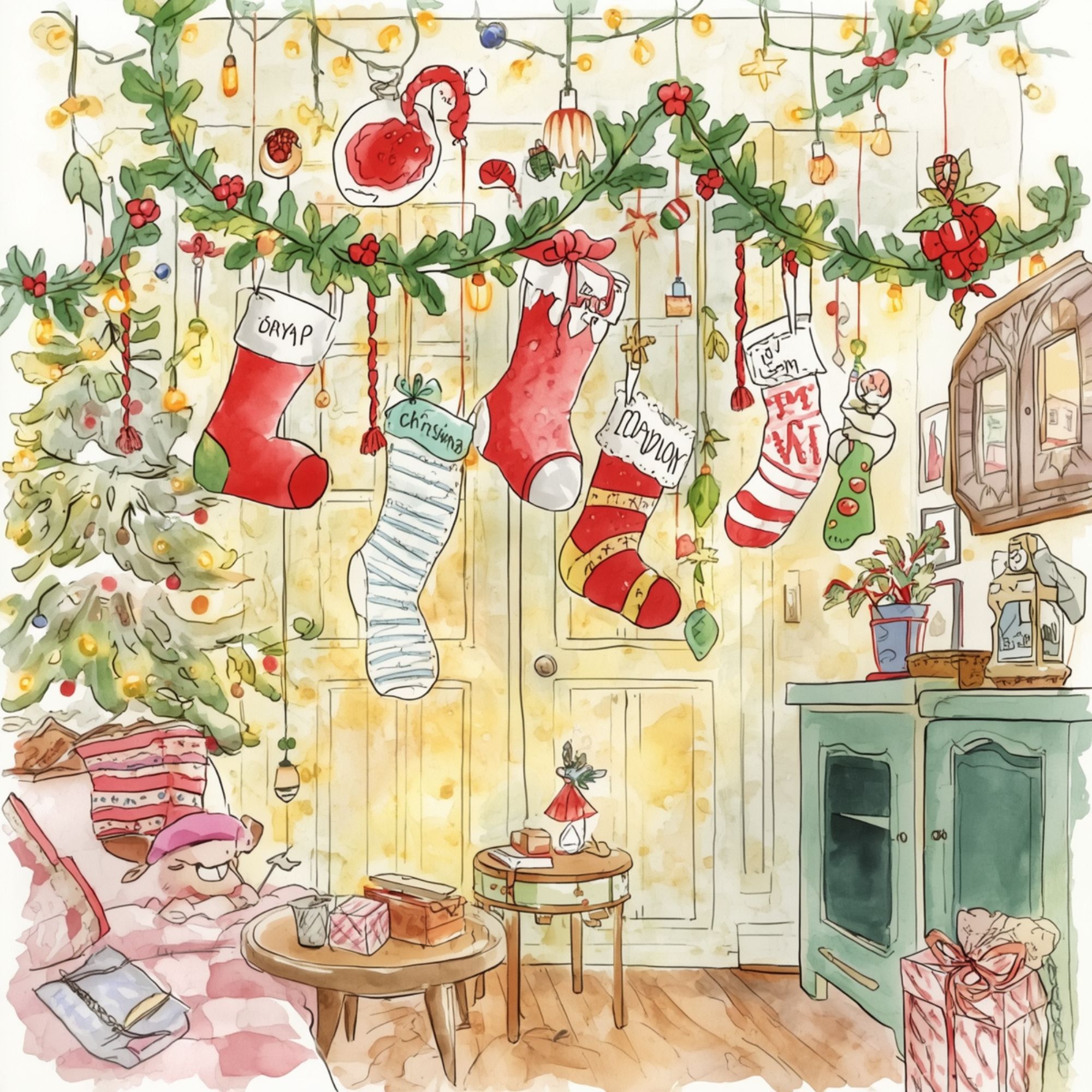 Christmas Decorating for a Studio Apartment: A Cozy Look Without a Full-Size Tree christmas decorating 1