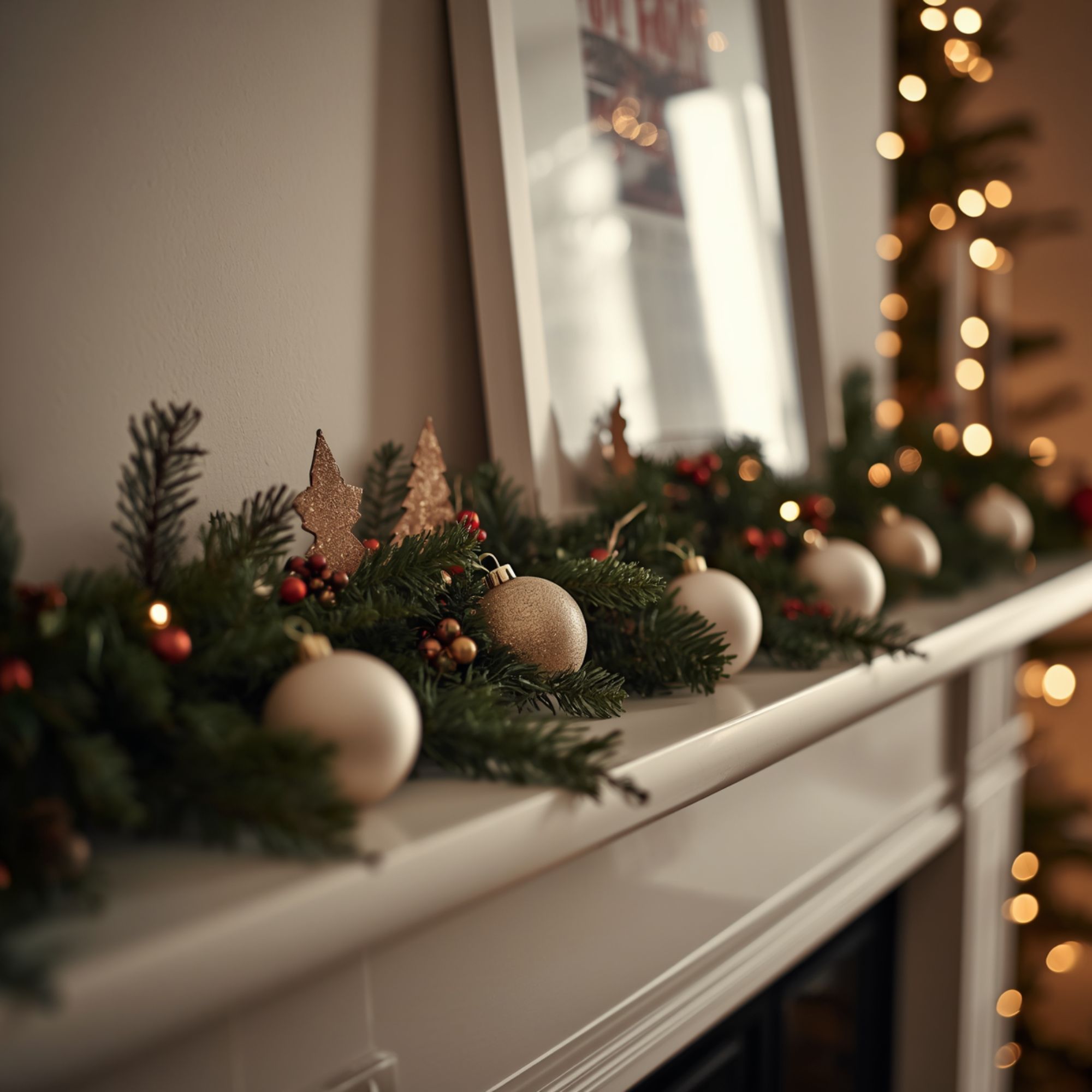 christmas mantel 3
