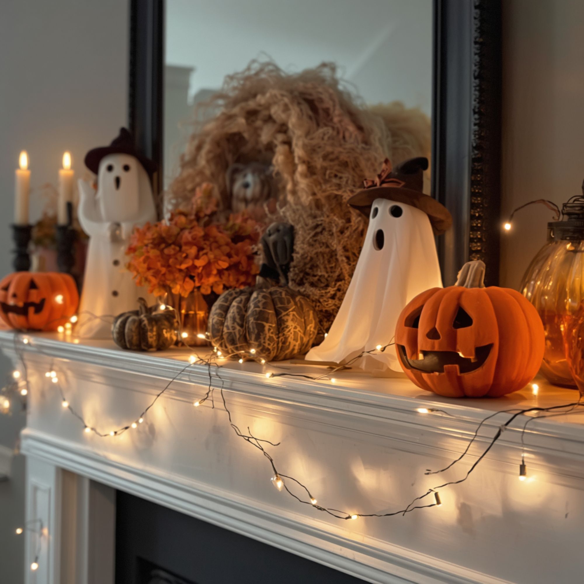 safer halloween mantel 4