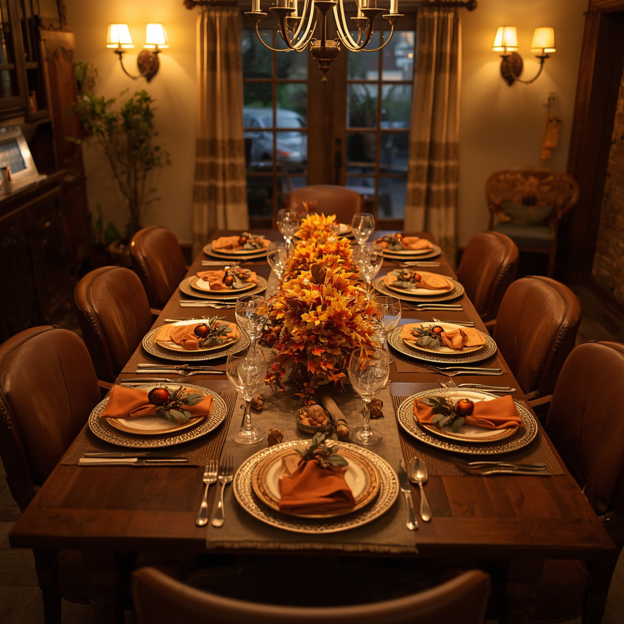 An Inclusive Thanksgiving Table: Comfortable Seating, Clear Serving Space, and Thoughtful Details thanksgiving table 1