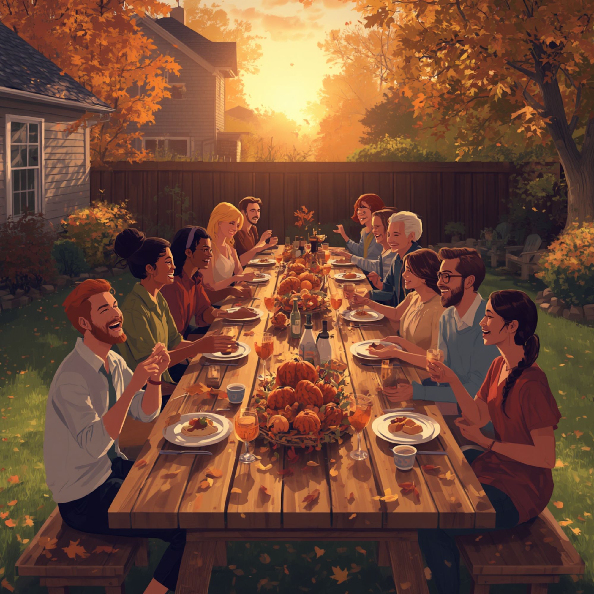An Inclusive Thanksgiving Table: Comfortable Seating, Clear Serving Space, and Thoughtful Details thanksgiving table 2