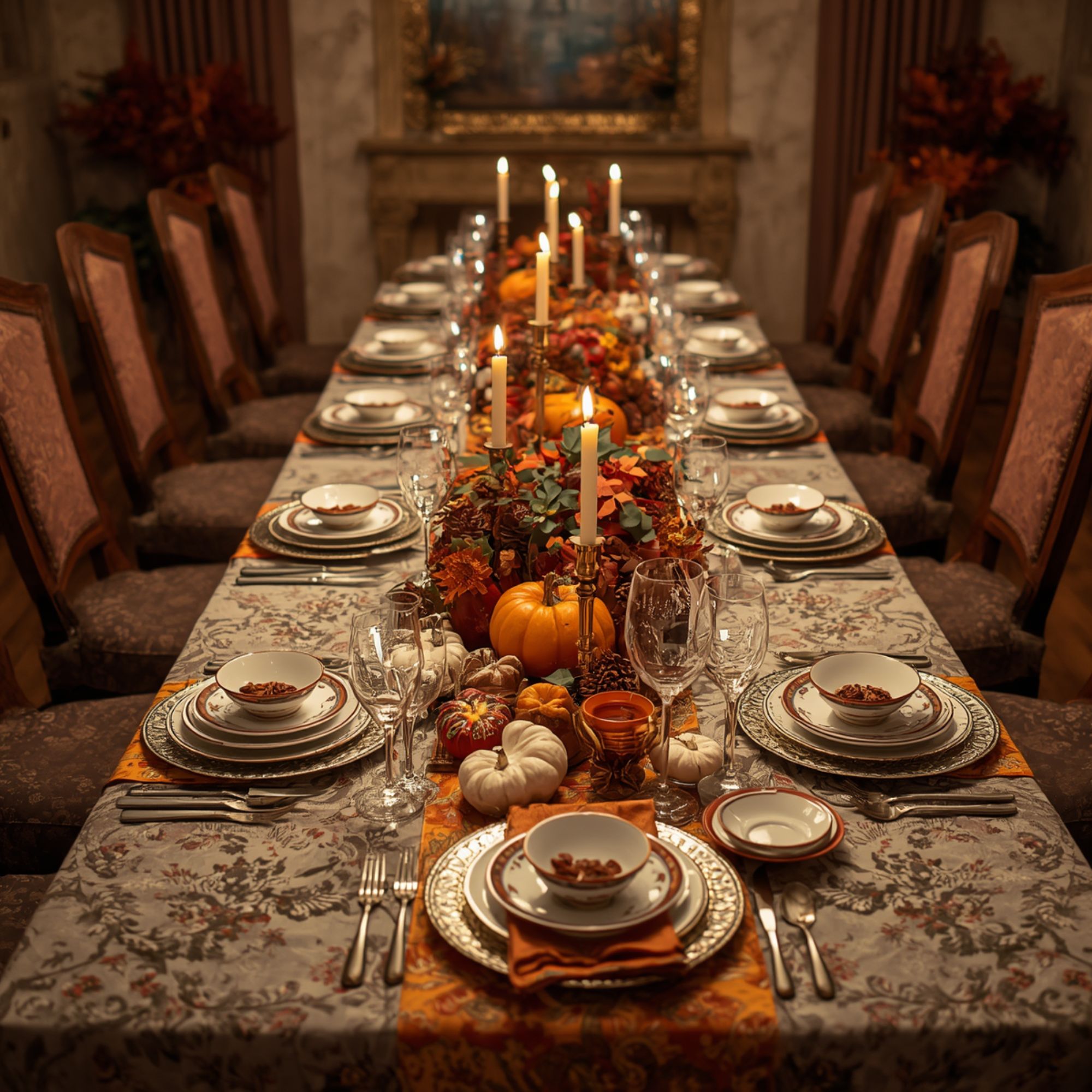 An Inclusive Thanksgiving Table: Comfortable Seating, Clear Serving Space, and Thoughtful Details thanksgiving table 4