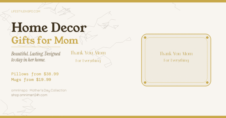 Best Home Decor Gifts for Mom - Mother's Day