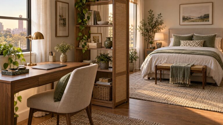 How to Set Up a Desk in Your Bedroom Without Letting Work Take Over