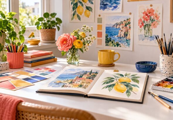 Colorful Desk Decor Ideas for a Creative Space That Still Feels Organized