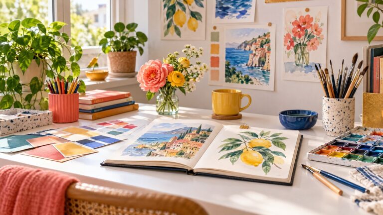 Colorful Desk Decor Ideas for a Creative Space That Still Feels Organized