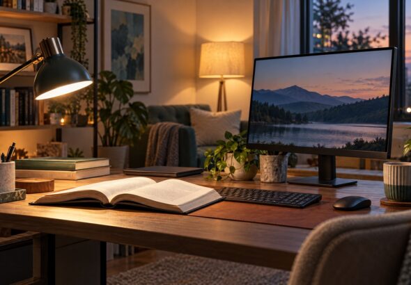 Desk Lighting Ideas: Layer Light for Reading, Screen Work, and Video Calls